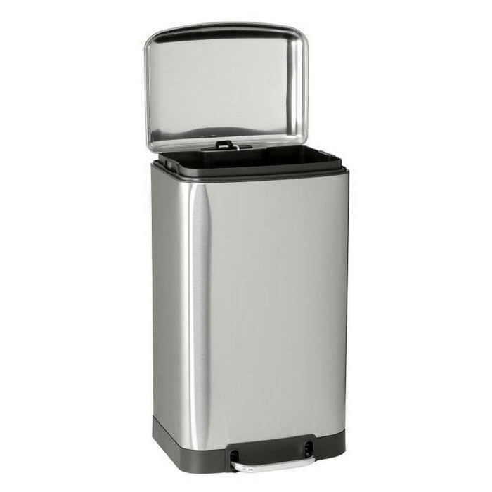 Kitchen Move Poubelle de Cuisine GREENWICH 40 L Inox Brossé Kitchen Move Poubelle de Cuisine GREENWICH 40 L Inox Brossé