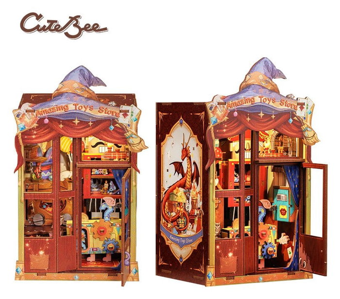 Maquette Book Nook Amazing Toy Store 17 x 12 cm Maquette Book Nook Amazing Toy Store 17 x 12 cm