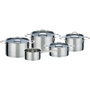 GSW Batterie de cuisine ELEGANCE 9 pièces en acier inoxydable