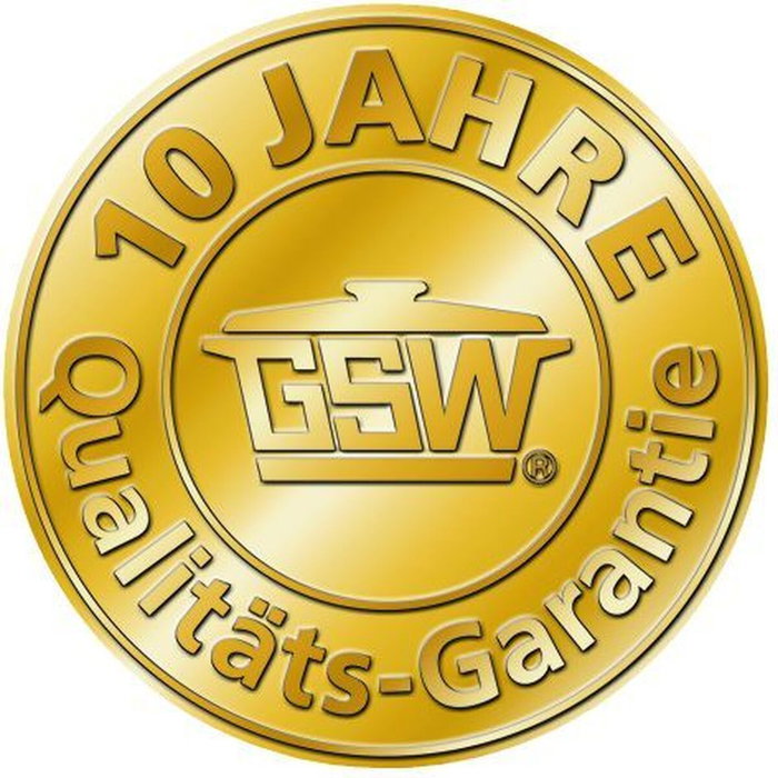 GSW Batterie de cuisine ELEGANCE 9 pièces en acier inoxydable