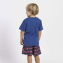 Cerdá Pyjama Court Single Jersey Spiderman - Taille 7 Ans (7 Years) - Bleu
