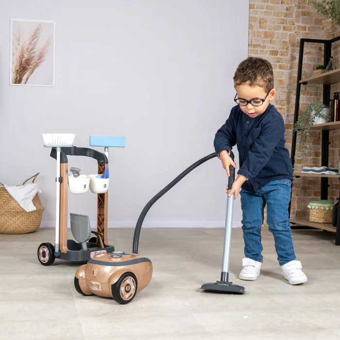 Smoby Chariot Ménage Rowenta avec Aspirateur