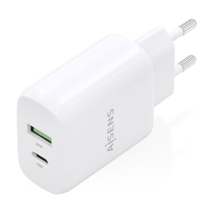 Chargeur mural Aisens A110-0923 Blanc 33 W 50 W