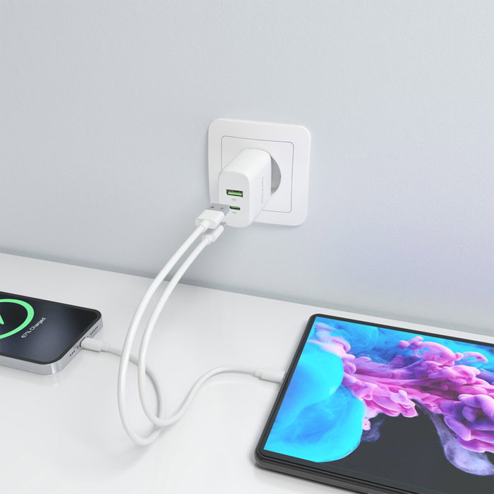 Chargeur mural Aisens A110-0923 Blanc 33 W 50 W