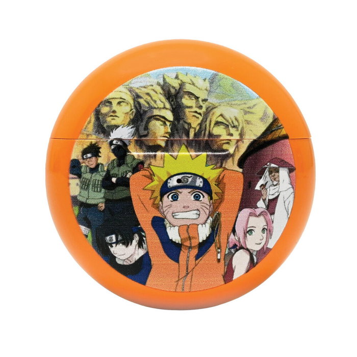LEXIBOOK - Casque audio Naruto Shippuden sans fil Bluetooth pour enfants, avec limite de volume 85 dB et commandes tactiles, recharge USB-C