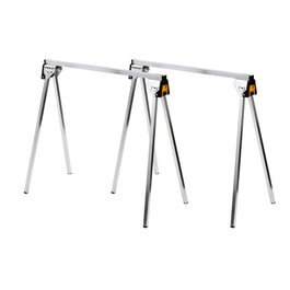 Stanley Ensemble de 2 chandelles de support pliables en acier