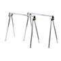 Stanley Ensemble de 2 chandelles de support pliables en acier