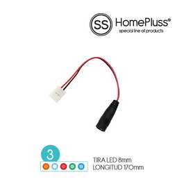 HomePluSS Connecteur pour ruban LED monochrome vers DC