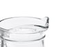 Vivalto Jarre en verre classique 1,8 L transparent 18x22,5x15 cm (Set de 6)