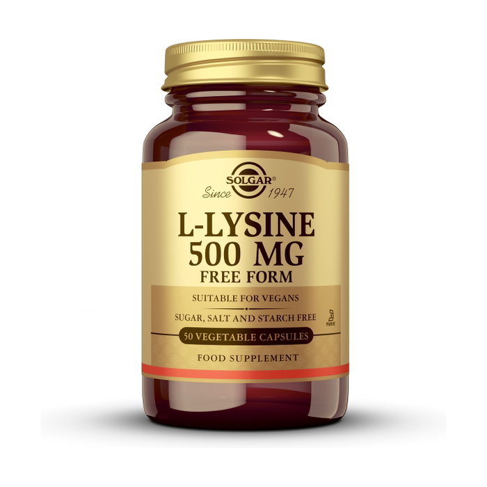 SOLGAR L-Lysine 500 mg, 50 capsules végétales