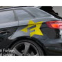 Foliatec Autocollant de voiture Design F-Star Noir