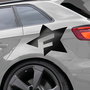 Foliatec Autocollant De Voiture Design F-Star Noir FO33970 Résistant Intempéries 39x41 cm