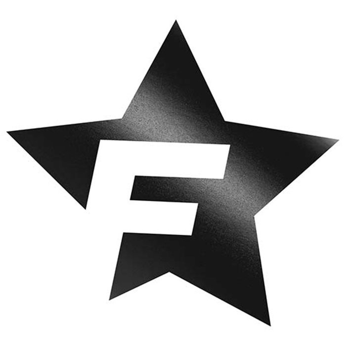 Foliatec Autocollant De Voiture Design F-Star Noir FO33970 Résistant Intempéries 39x41 cm
