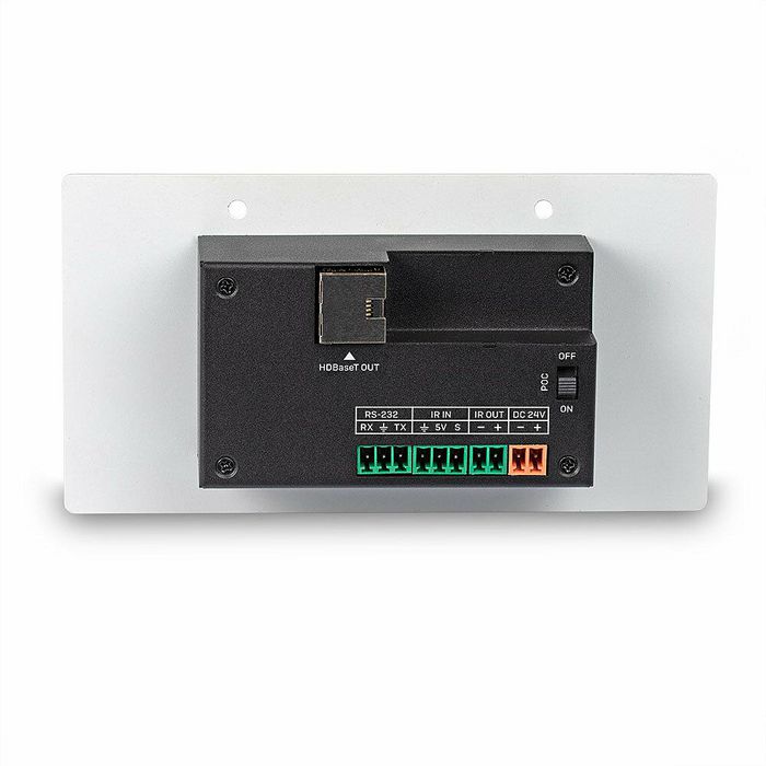 Lindy Émetteur de plaque murale HDBaseT Cat.6 HDMI 4K60 & Type C, 150m