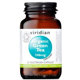 VIRIDIAN Thé Vert Organique 500mg 30 capsules