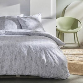 Today Parure de couette Sunshine 17.1 Blanc Floral 240x260 cm
