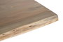 GINER Y COLOMER - Table de salle à manger rectangulaire en acacia et métal 240x100x76 cm, design contemporain naturel et noir