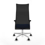 Piqueras y Crespo Chaise de Bureau Albacete XL Bleu et Noir