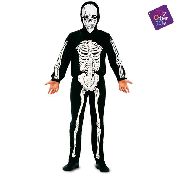 My Other Me Déguisement Squelette Taille pour Enfants 7 à 9 Ans