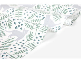 Dailylike Tissu coton Cat's Garden motifs Animaux 1,10m x 3m