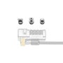 Kensington Kit de points d'ancrage ClickSafe pour verrous standard, nano et Wedge, compatible tous câbles ClickSafe