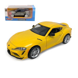 TACHAN - Voiture miniature Toyota Supra 1:31 avec effet son et lumière - Jouet pullback pour enfants +3 ans