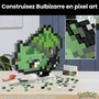 MEGA Pokémon Bulbizarre Coffret de construction rétro 374 pièces - Figurine pixel art - HTH75