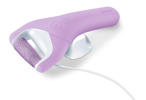 Beurer MP-59 Limador Électrique Résistant à l'eau pour Duretés, Callosités et Peau des Pieds avec Batterie Lithium-ion