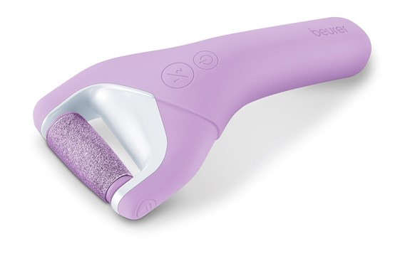 Beurer MP-59 Limador Électrique Résistant à l'eau pour Duretés, Callosités et Peau des Pieds avec Batterie Lithium-ion
