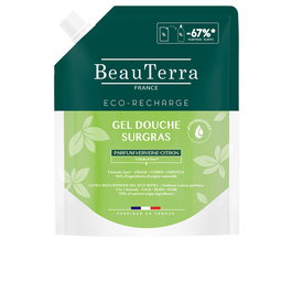 Beauterra Recharge de gel douche Verveine Citron 3 en 1 pour le visage, le corps et les cheveux 1000 ml