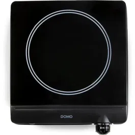 DOMO DO30111KP Plaque de cuisson céramique 1 feu 1250W Noir 25.3 x 28.7 x 7 cm pour petite cuisine