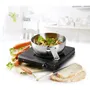 DOMO DO30111KP Plaque de cuisson céramique 1 feu 1250W Noir 25.3 x 28.7 x 7 cm pour petite cuisine