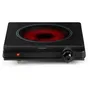 DOMO DO30111KP Plaque de cuisson céramique 1 feu 1250W Noir 25.3 x 28.7 x 7 cm pour petite cuisine