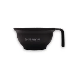 Subrina Professional Bol à mélange de couleurs en plastique Noir