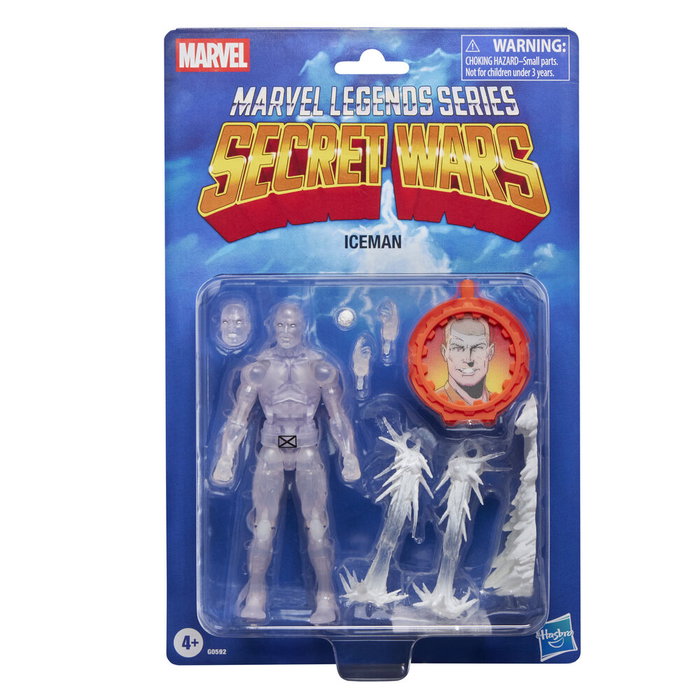 HASBRO Marvel Legends Series Figurine Iceman Secret Wars 15 cm - Figurine Articulée avec Accessoires (Tête et Mains Alternatives, Attaques, Toboggan) HASBRO Marvel Legends Series Figurine Iceman Secret Wars 15 cm - Figurine Articulée avec Accessoires (Tête et Mains Alternatives, Attaques, Toboggan)