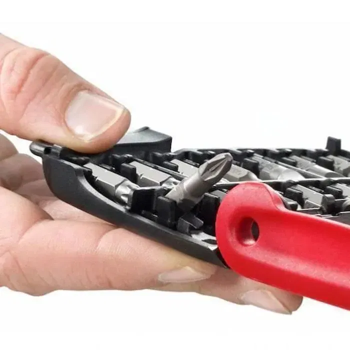 Facom E.120PB Boîte de 28 embouts 1/4" High Perf' (Fente, PH, PZ, 6 pans, Torx) - Étalon professionnel pour vissage manuel