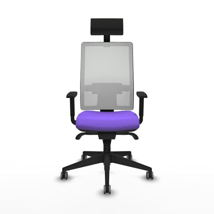 Piqueras y Crespo Chaise de Bureau Horna Lila et Blanc Piqueras y Crespo Chaise de Bureau Horna Lila et Blanc
