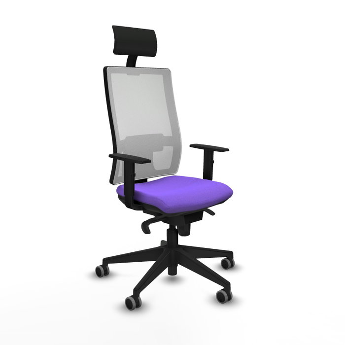 Piqueras y Crespo Chaise de Bureau Horna Lila et Blanc Piqueras y Crespo Chaise de Bureau Horna Lila et Blanc
