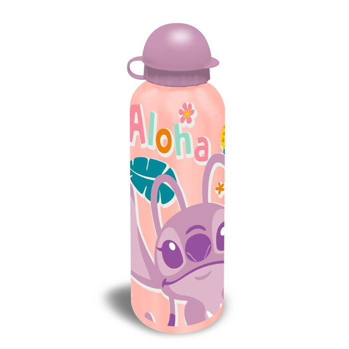 KIDS LICENSING Cantimplora aluminium 500 ml et sandwicheuse Stitch Disney - Capacité: 500 ml, dimensions: 8 x 22 x 8 cm, matériaux: PVC, aluminium