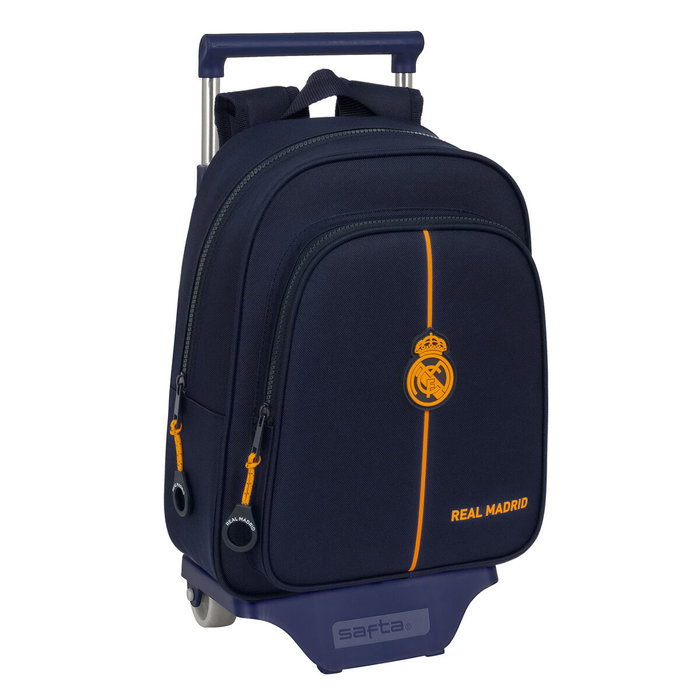 Cartable à roulettes Real Madrid C.F. 2nd Kit 24/25 Blue marine 27 x 33 x 10 cm Cartable à roulettes Real Madrid C.F. 2nd Kit 24/25 Blue marine 27 x 33 x 10 cm