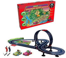 Ninco Piste de voitures pour enfants Velokú Racers Jungle avec circuit de 500 cm