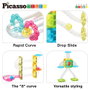 PICASSO TILES - Circuit magnétique à billes 60 pièces, jeu éducatif, à partir de 3 ans