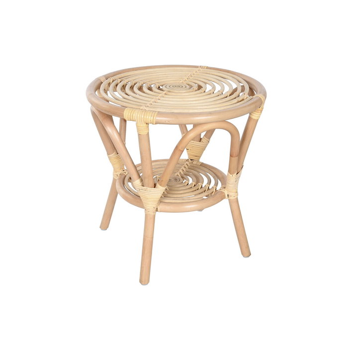 Home ESPRIT Ensemble Table + 2 Chaises Blanc Naturel Home ESPRIT Ensemble Table + 2 Chaises Blanc Naturel