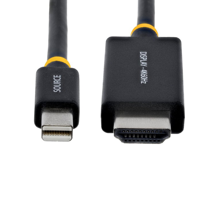 Startech Câble adaptateur Mini DisplayPort vers HDMI 2.0, 2m, Noir