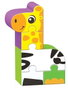 Reig Sound Puzzles Zoo - Blocs et figurines avec animaux du zoo, puzzle sonore éducatif sans piles pour enfants à partir de 1 an