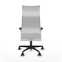 Piqueras y Crespo Chaise de Bureau Albacete XL Noir et Blanc