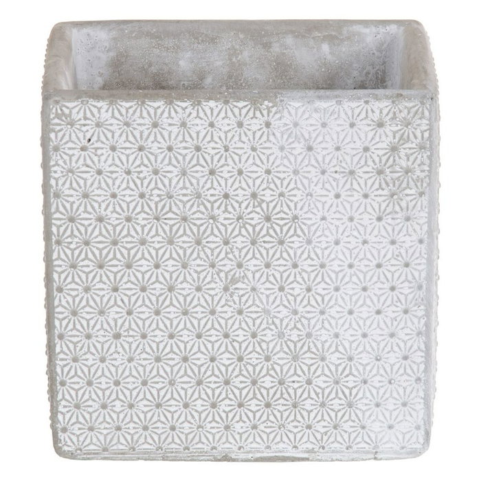 Cache-pot Gris Ciment 17 x 17 x 17 cm Cache-pot Gris Ciment 17 x 17 x 17 cm