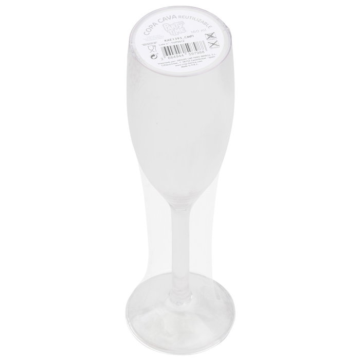 Party Time Copa Cava 160 ml Réutilisable Party Time Copa Cava 160 ml Réutilisable