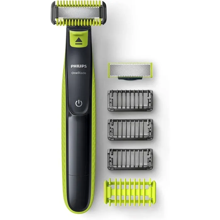 Philips OneBlade Rasoir Électrique - Lame Double Sens, Sabots Inclus, Autonomie 30 min Philips OneBlade Rasoir Électrique - Lame Double Sens, Sabots Inclus, Autonomie 30 min