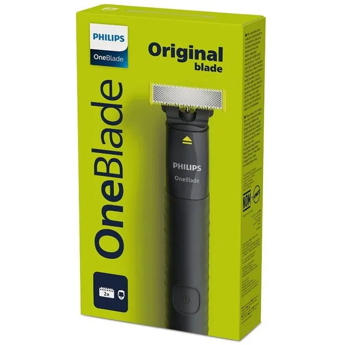 Philips OneBlade Rasoir Électrique - Lame Double Sens, Sabots Inclus, Autonomie 30 min Philips OneBlade Rasoir Électrique - Lame Double Sens, Sabots Inclus, Autonomie 30 min